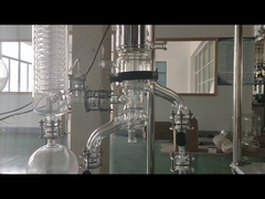 ابزار تک لایه راکتور شیشه ای آزمایشگاهی مناسب برای مواد جامد