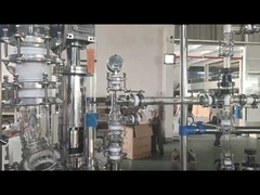 راکتور شیشه ای شیمیایی استیل ضد زنگ 304، جک آزمایشگاهی، کریستالیزر ژاکت دار، تقطیر کننده